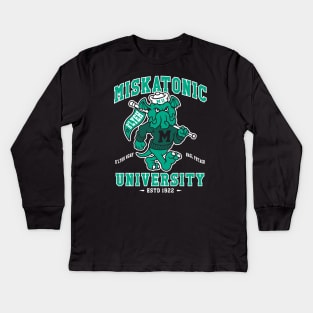 Miskatonic University Cthulhu - Creepy Cute Lovecraft - Spooky Monster Kids Long Sleeve T-Shirt